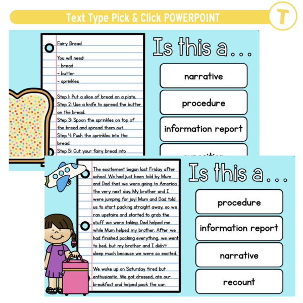 Text Type Pick & Click POWERPOINT - Image 3